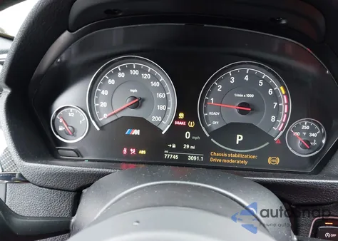 2017 BMW M3 из США, поврежденный, VIN WBS8M9C54H5G84676